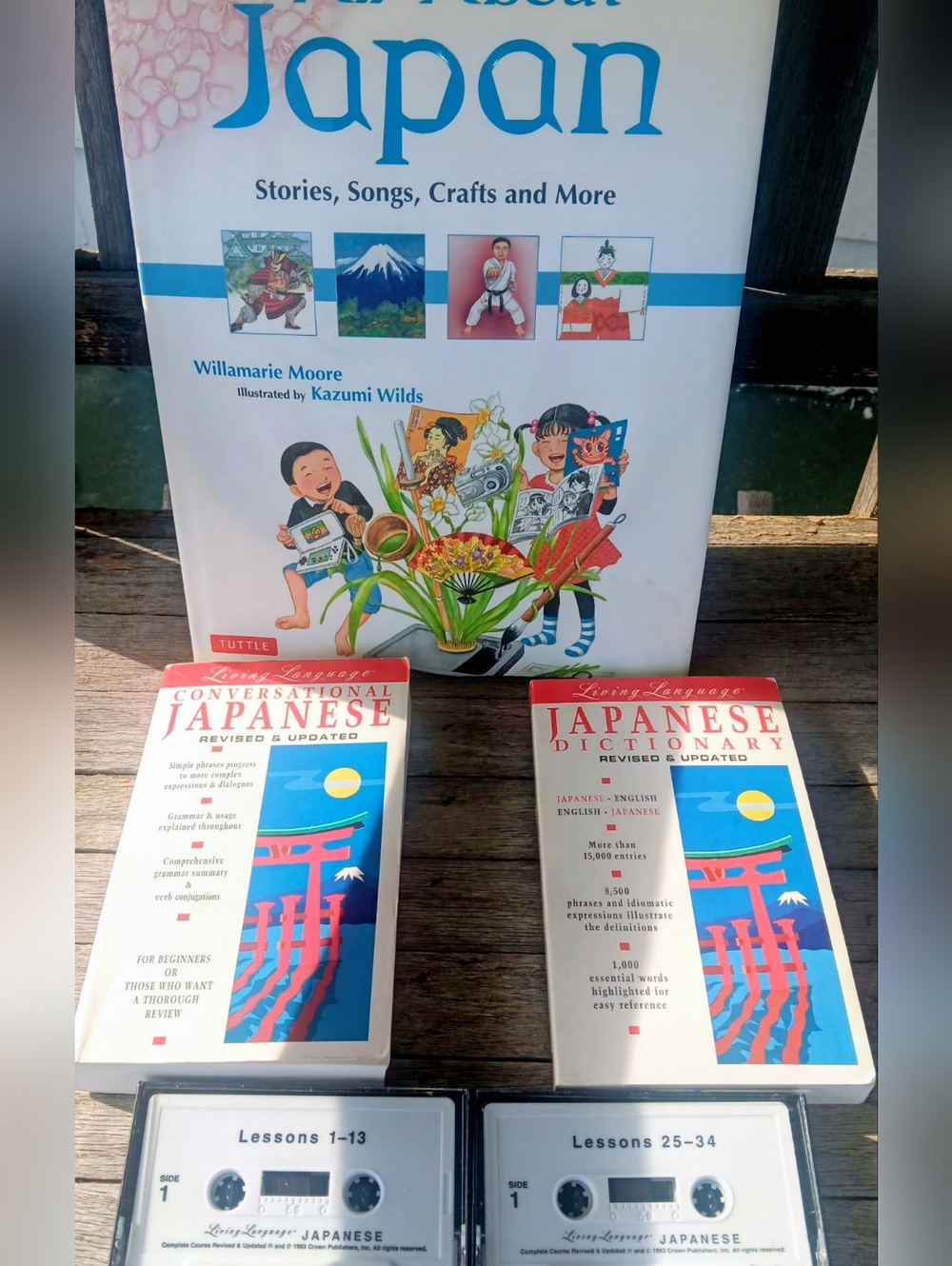 Living Language Japanese Complete Course With Cassattes & All About Japan Kids